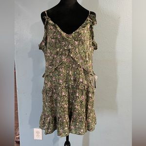 floral dress size XL